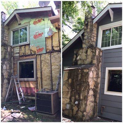 Siding and paint