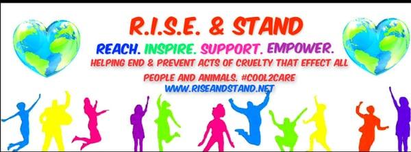 R.I.S.E. & Stand banner