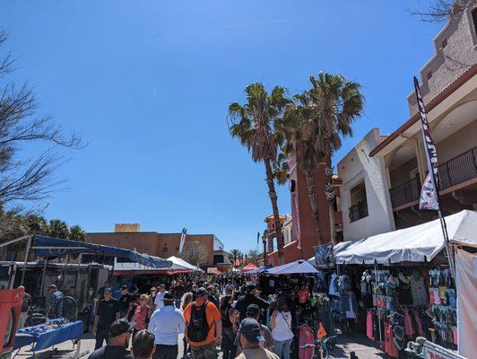 Inside with vendors