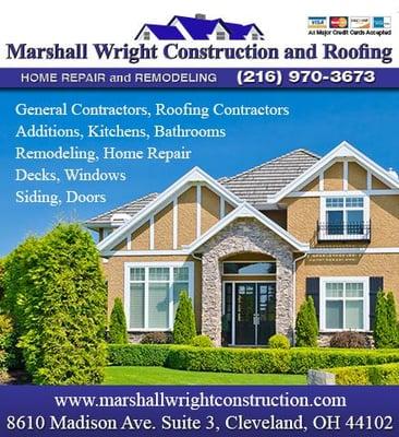 Marshall Wright Construction & Roofing