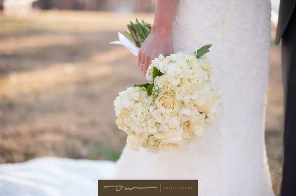 Hydrangea & garden rose bouquet