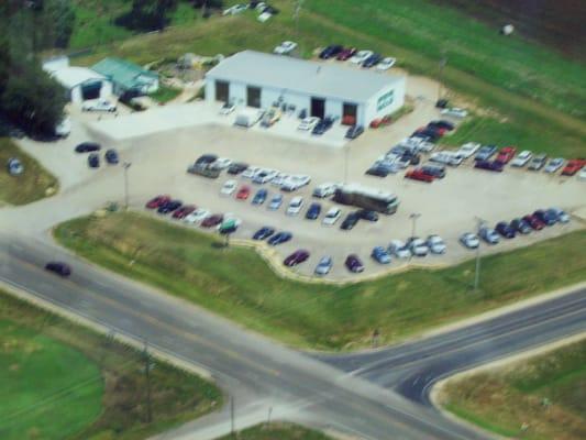 Arial view of our dealership.