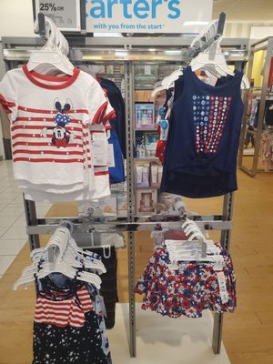 Memorial Day and July 4th clothing for the kids.