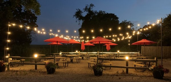 Patio at Night