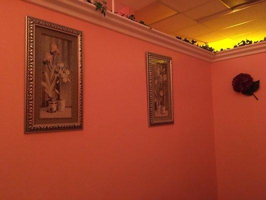 Pretty pink decor