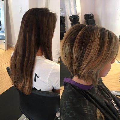 Before & after by Vanessa @hair_by_vramos