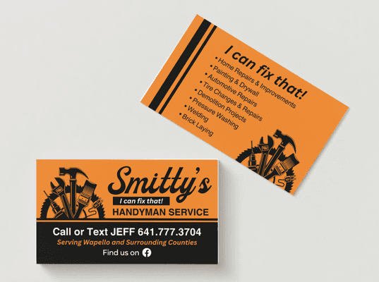 We specialize in unique, attractive business cards for your business.