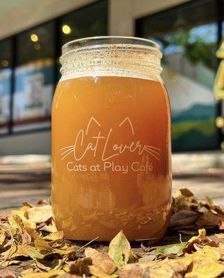 Caramel apple cider - enjoy hot or iced!