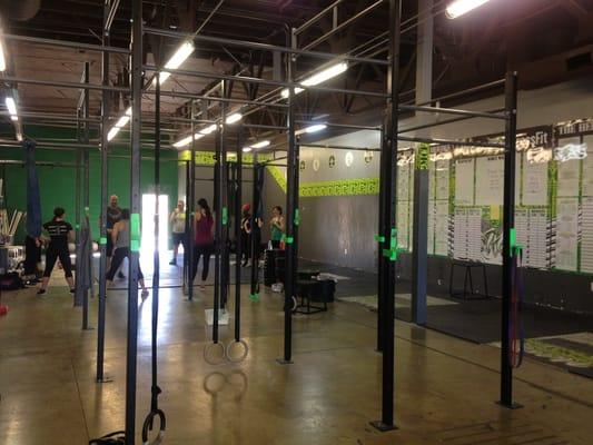 Inside Monster CrossFit.