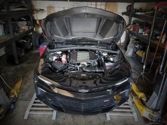 Camaro SS on the dyno