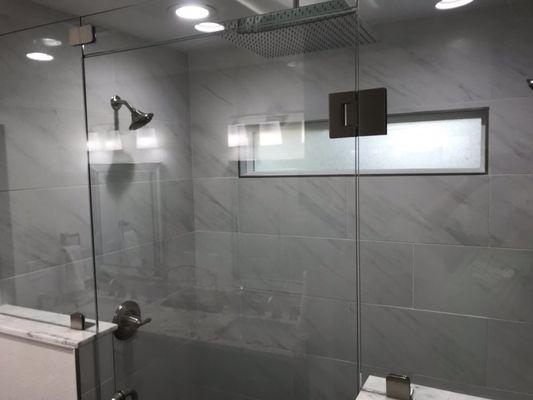 Shower glass