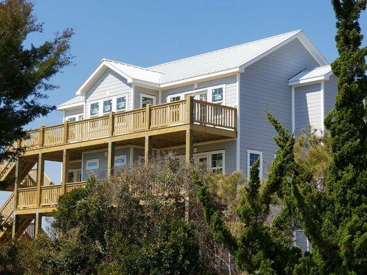 Aluminum standing seam roof installed in Emerald Isle NC!