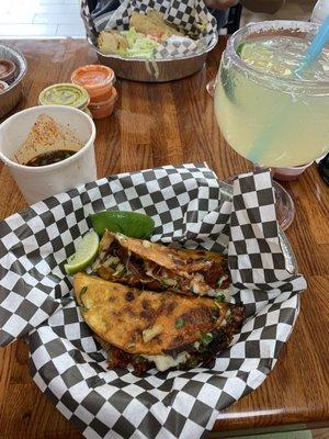 Quesabirra Tacos Margarita Quesadilla