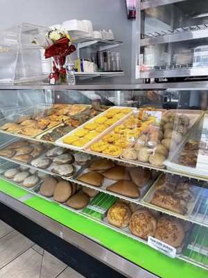 Inside store  Lots of freshly baked breads