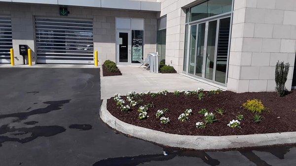 Landscaping Install at Dealership