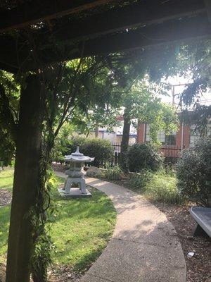 On the walkway of the Japanese Friendship Garden... a peaceful place to think !