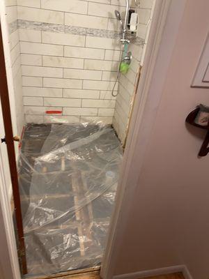 Full bathroom demolition