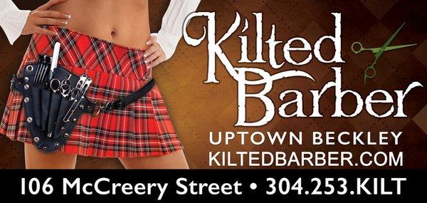 Kilted Barber - Feel Like A King!  Yes, we wear kilts!