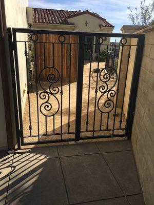 Custom iron gate in done in a Cowen Hieghts