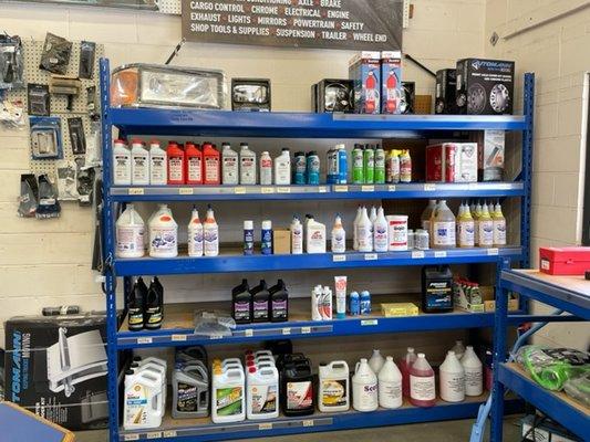 Oil, Transmission Fluid, Lucas Treatments & many other automotive fluids