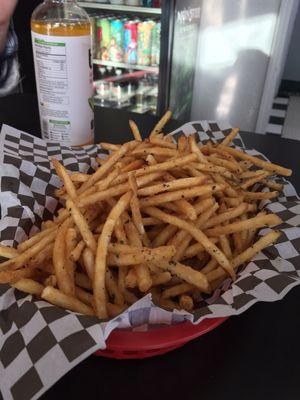 Basket of fries. Good stuff for $4.