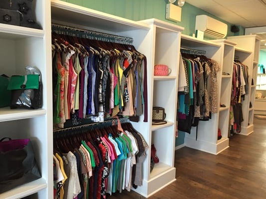 It's easy & comfortable to shop in our boutique style consignment shop !!