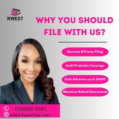 Why You Should File With Us!