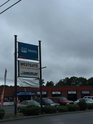 PPG Paint Brockton -- 86 Westgate Drive, Brockton           Sign