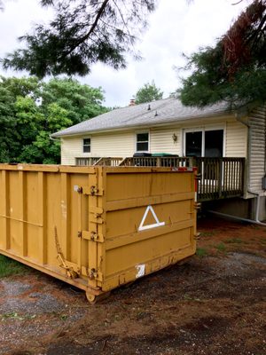 All of our dumpsters feature a large, retractable door allowing easy loading.