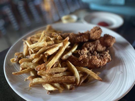 Chicken Tenders with fries