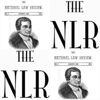 1888 Cover of the National Law Review Print Edition and Current Website Logo