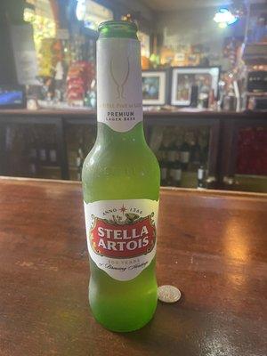 Bottle of Stella Artois