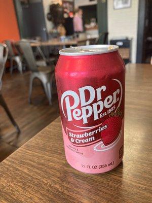 Strawberries & Cream Dr Pepoer ?! AWESOME!