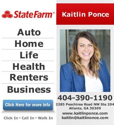 Kaitlin Ponce - State Farm Insurance Agent