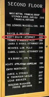 Attorney Scott Dillion combines his business skills (MBA), with an expert knowledge of NC Law that's exceedingly beneficial to his clients!