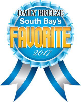 Honored to be voted South Bay's Favorite Realtor.