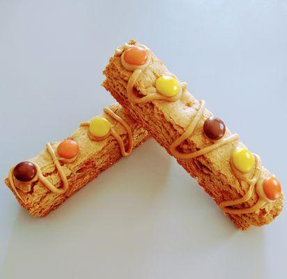 Reese's pieces biscotti