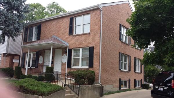 Front of office at 207 N Washington