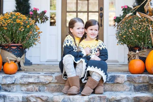 Child lifestyle portrait, fall, Milton GA