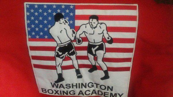 The emblem for washington boxing academy