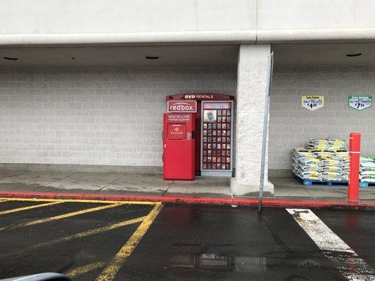 Red Box outside of store.