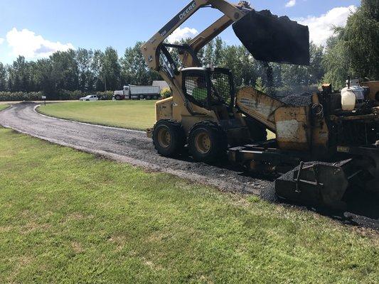 Paving Asphalt driveway