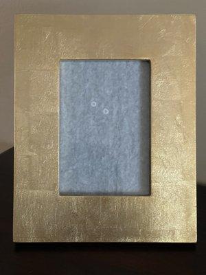 Gold leaf photo frame.