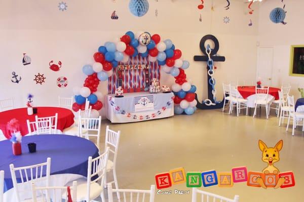 Nautical themed babyshower!