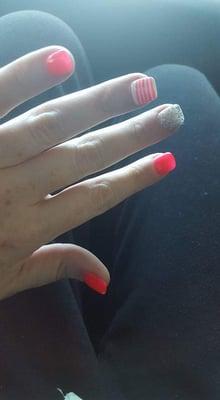 Fresh Beautiful Nails as always ..Thanks Lee & Ann