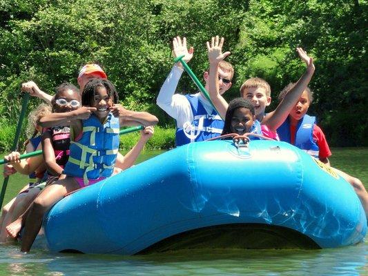 Fun on the lake at Camp Tilikum.