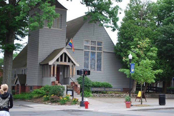 Unitarian Metting House Down town Amherst