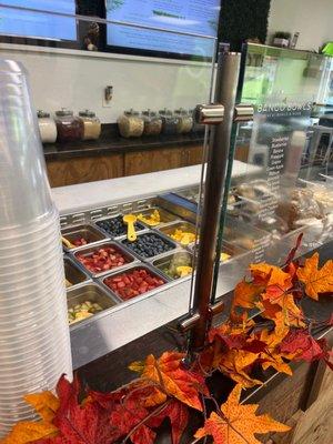 Toppings bar