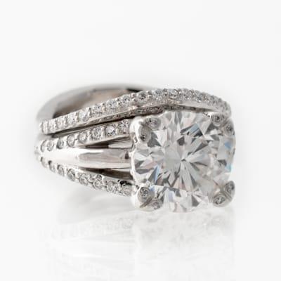 Diamond Eternity Wedding Set