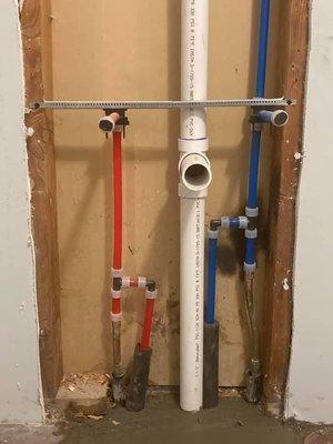 Install of new shower valve!